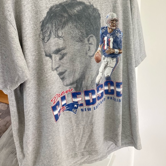 Vintage Lee Sport New England Patriots qb Drew Bledsoe shirt - Picture 7 of 7
